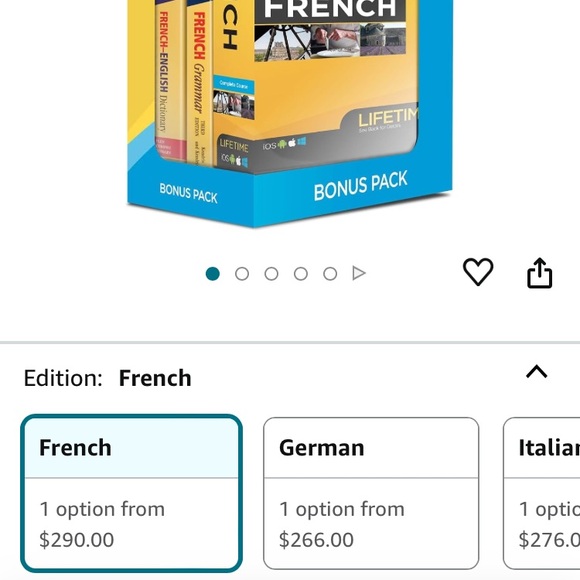 New SEALED Rosetta Stone FRENCH FRANCAIS Bonus Pack Language Software - Picture 2 of 8